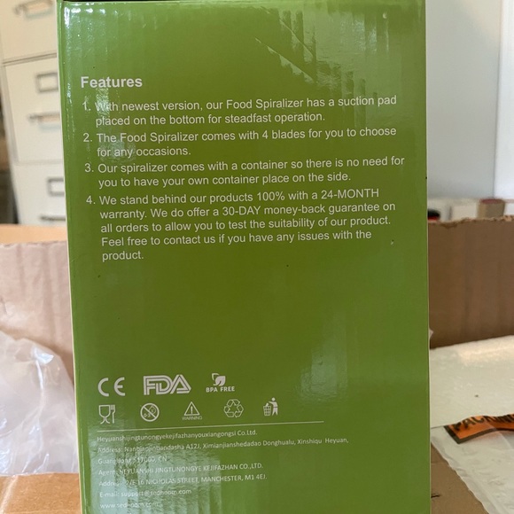 NIB Sedhoom spiralizer - Model 003856 - Picture 2 of 8